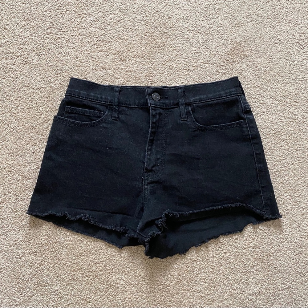 Abercrombie & Fitch Black Jean Shorts